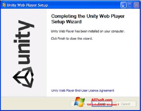 স্ক্রিনশট Unity Web Player Windows 7