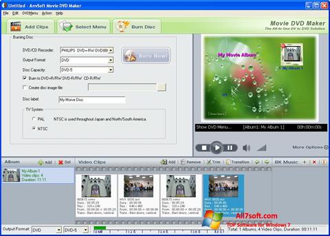 স্ক্রিনশট DVD Maker Windows 7