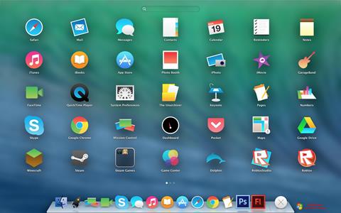 স্ক্রিনশট OS X Flat IconPack Installer Windows 7