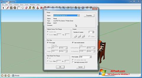 স্ক্রিনশট SketchUp Make Windows 7