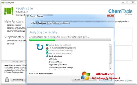 স্ক্রিনশট Registry Life Windows 7