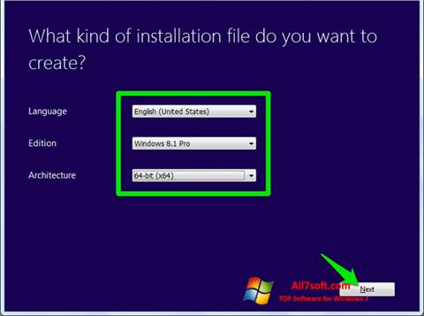 স্ক্রিনশট Windows Bootable Image Creator Windows 7