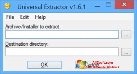 স্ক্রিনশট Universal Extractor Windows 7