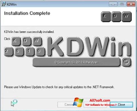 স্ক্রিনশট KDWin Windows 7