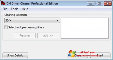 স্ক্রিনশট Driver Cleaner Windows 7