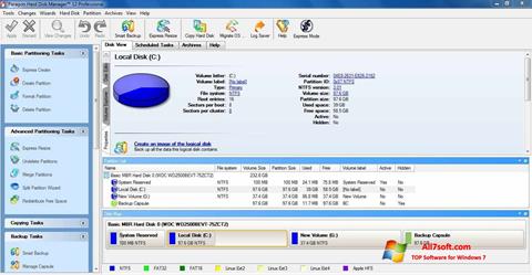 স্ক্রিনশট Paragon Hard Disk Manager Windows 7