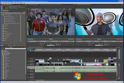 স্ক্রিনশট Adobe Premiere Pro Windows 7