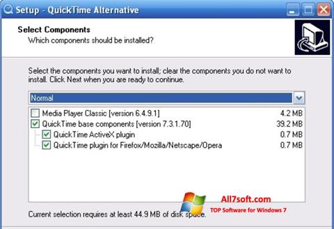 স্ক্রিনশট QuickTime Alternative Windows 7