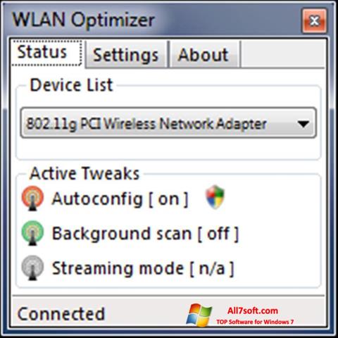 স্ক্রিনশট WLAN Optimizer Windows 7