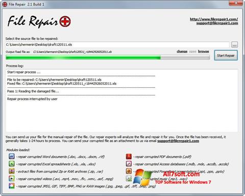 স্ক্রিনশট File Repair Windows 7