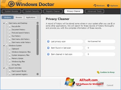 স্ক্রিনশট Windows Doctor Windows 7