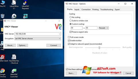স্ক্রিনশট VNC Windows 7