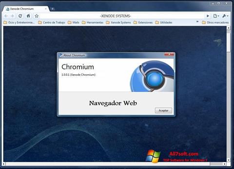 স্ক্রিনশট Chromium Windows 7