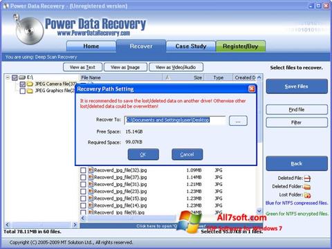 স্ক্রিনশট Power Data Recovery Windows 7