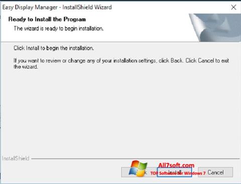 স্ক্রিনশট Easy Display Manager Windows 7