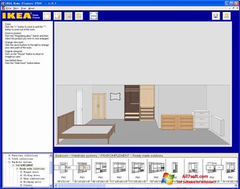 স্ক্রিনশট IKEA Home Planner Windows 7