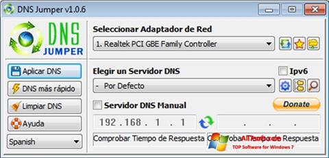 স্ক্রিনশট DNS Jumper Windows 7