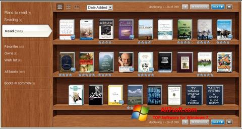 স্ক্রিনশট Bookshelf Windows 7