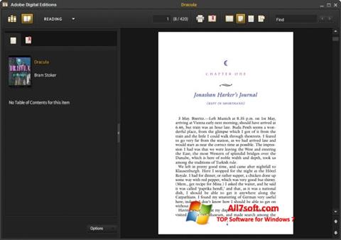 স্ক্রিনশট Adobe Digital Editions Windows 7