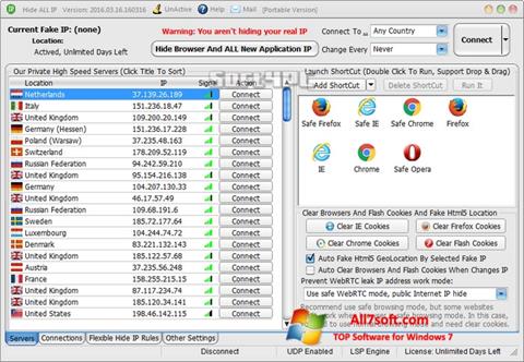 স্ক্রিনশট Hide ALL IP Windows 7