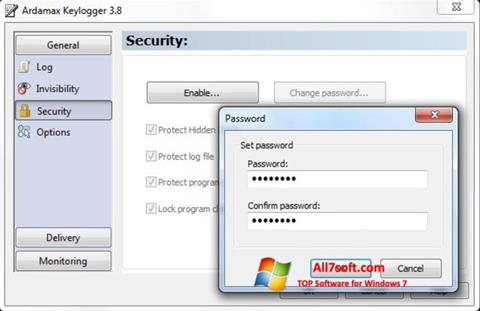 স্ক্রিনশট Ardamax Keylogger Windows 7