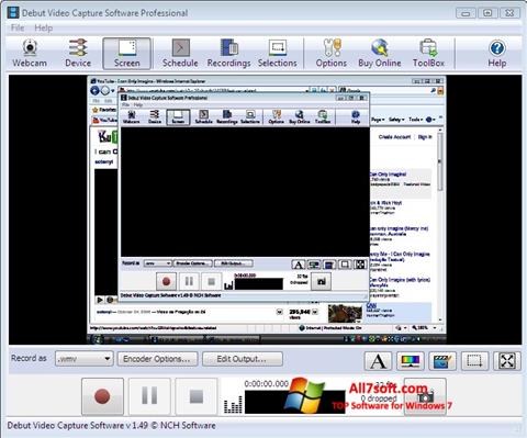 স্ক্রিনশট Debut Video Capture Windows 7