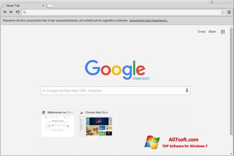 স্ক্রিনশট Google Chrome Windows 7