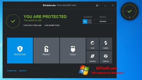 স্ক্রিনশট Bitdefender Windows 7