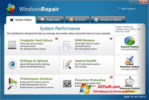 স্ক্রিনশট Windows Repair Windows 7