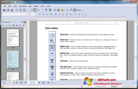 স্ক্রিনশট Infix PDF Editor Windows 7