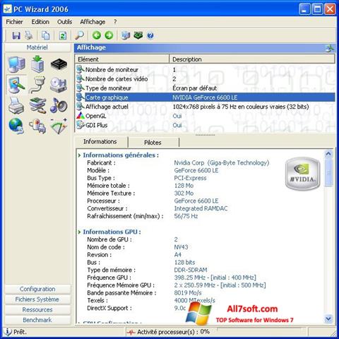 স্ক্রিনশট PC Wizard Windows 7
