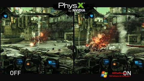 স্ক্রিনশট NVIDIA PhysX Windows 7