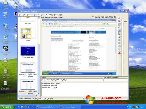 স্ক্রিনশট Screenshot Captor Windows 7