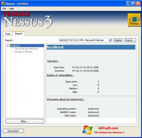 স্ক্রিনশট Nessus Windows 7