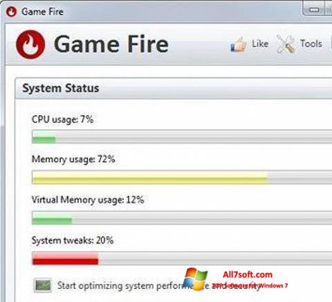 স্ক্রিনশট Game Fire Windows 7
