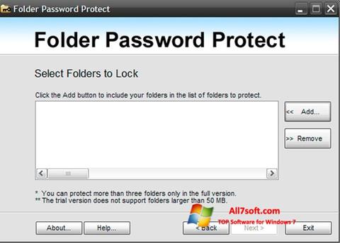স্ক্রিনশট Password Protect USB Windows 7