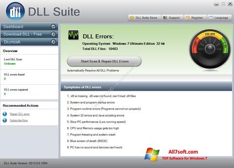 স্ক্রিনশট DLL Suite Windows 7