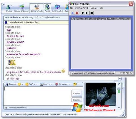 স্ক্রিনশট Fake Webcam Windows 7