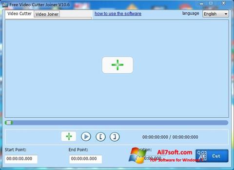 স্ক্রিনশট Free Video Cutter Windows 7