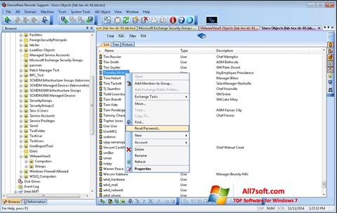 স্ক্রিনশট Remote Administration Tool Windows 7